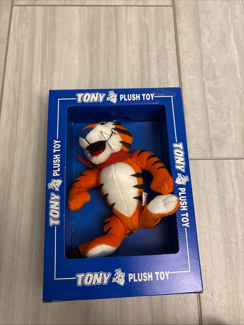 Vintage Tony the Tiger 1997 Plush Toy New in Box  Kellog Cereal Company Vtg